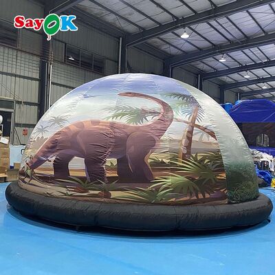 Kualitas tinggi 3d Dome Plant Planetairom Astronomical Dome Galaxy Tent Portable Star Projector Planetarium Inflatable Dome Tent