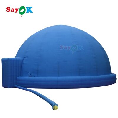 Tenda Kubah Astronomi OEM 3D Planetarium Bioskop Digital Seluler Proyektor Bintang Tenda Kubah Planetarium Tiup Dengan Penutup