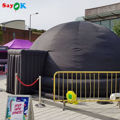 Sayok Tenda Kubah Proyeksi Planetarium Inflatable Tenda Kubah Planetarium Portable Inflatable