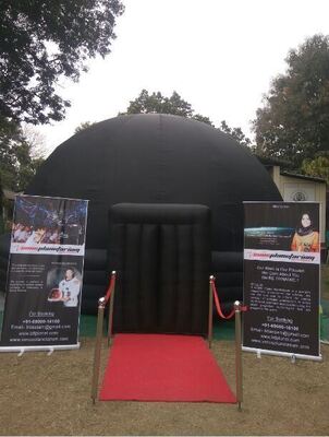 Sayok Tenda Kubah Proyeksi Planetarium Inflatable Tenda Kubah Planetarium Portable Inflatable