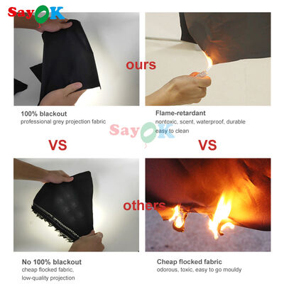 Sayok Sekolah Astronomi Tenda Kubah Proyeksi Tiup Tenda Planetarium Proyeksi Tiup Kubah Planetarium