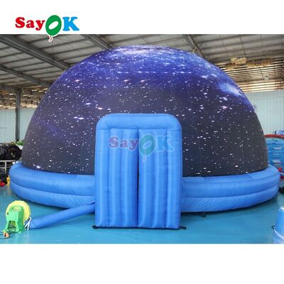 Sayok Planetarium Kubah Tiup Tahan Api Tenda Bioskop Planetarium Portabel Membawa Astronomi ke Sekolah