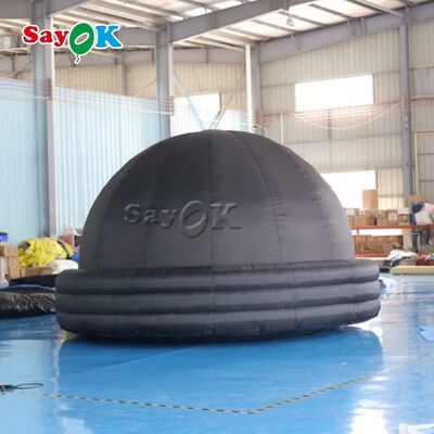Sayok Tenda Kubah Planetarium Inflatable Tenda Kubah Planetarium Portable Inflatable untuk Pameran