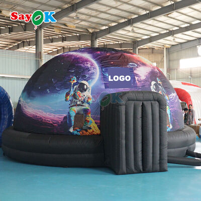 Sayok Planetarium berkapasitas tinggi Dome Portable Projection Tent untuk sekolah Diameter 5m