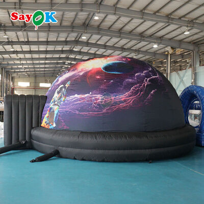 Sayok Planetarium berkapasitas tinggi Dome Portable Projection Tent untuk sekolah Diameter 5m