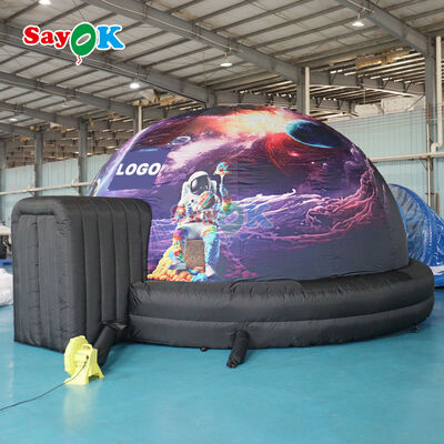 Sayok Planetarium berkapasitas tinggi Dome Portable Projection Tent untuk sekolah Diameter 5m