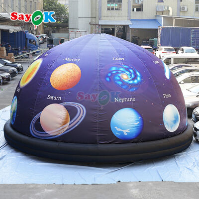 Tenda Proyeksi Profesional Planetarium Dome yang Bisa Dipompa untuk Sekolah Diameter 8m