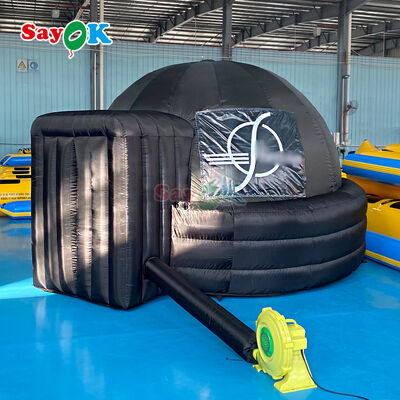 Tenda Proyeksi Kubah Planetarium Portable Inflatable yang Disesuaikan untuk Sekolah Diameter 3m