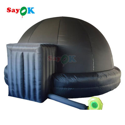 Blackout Portable Inflatable Planetarium Projection Dome Tent untuk Pendidikan Astronomi Sekolah