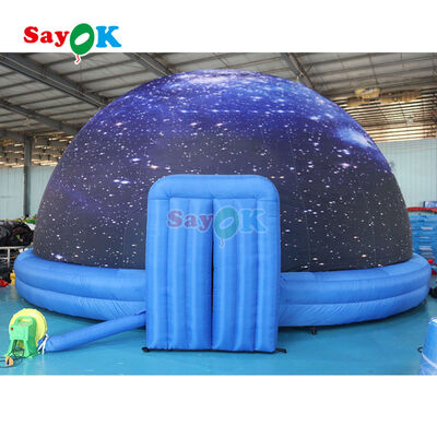 Tenda Kubah Planetarium Portabel yang Bisa Diinflasi dengan Kain 100% Blackout Flame-Retardant dan Desain 3D Gratis