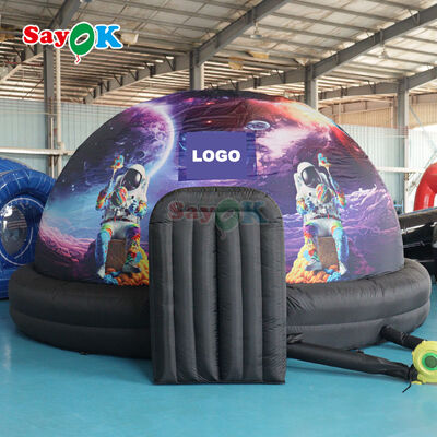 Tenda Kubah Planetarium Portabel yang Bisa Diinflasi dengan Kain 100% Blackout Flame-Retardant dan Desain 3D Gratis