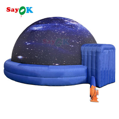 Kubah Planetarium yang Bisa Dipompa Portable dengan 100% Blackout Flame-Retardant Fabric untuk Proyeksi 360°