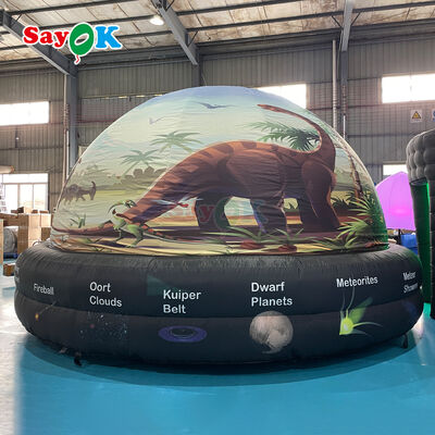 Kubah Planetarium Tiup Portabel Diameter 5m dengan Kegelapan 100% dan Kain Tahan Api untuk Pendidikan Sekolah