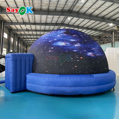 SAYOK 100% Blackout Fire-Retardant Inflatable Planetarium Dome dengan desain 3D gratis untuk sekolah dan acara