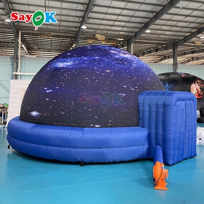 SAYOK 100% Blackout Fire-Retardant Inflatable Planetarium Dome dengan desain 3D gratis untuk sekolah dan acara