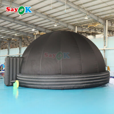 SAYOK Kubah Planetarium Tiup Diameter 5m 100% Blackout Tahan Api untuk Sekolah dan Acara