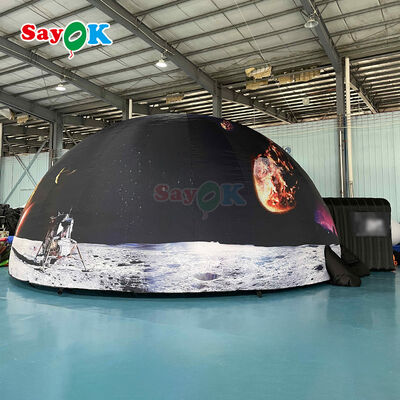 100% Blackout Fire-Retardant Inflatable Planetarium Dome untuk mudah pengaturan pendidikan sekolah dan acara luar ruangan