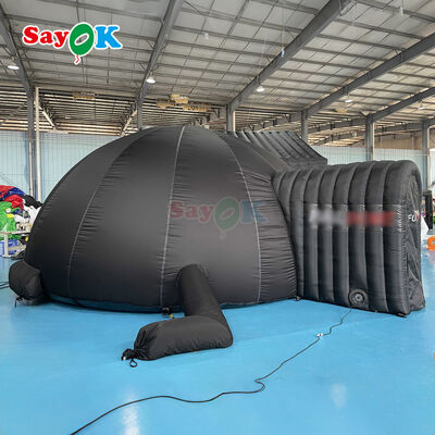 100% Blackout Fire-Retardant Inflatable Planetarium Dome dengan akses kursi roda untuk penggunaan pendidikan