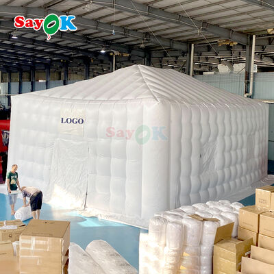 Tenda Tiup PVC Tahan Air Tahan Api Tahan UV Besar untuk Acara Luar Ruangan dan Pesta