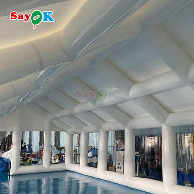 Customized Air-tight PVC Inflatable Air Tent for Pool Parties and Outdoor Events with Flame-retardant Material