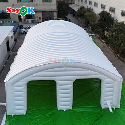 Tenda udara PVC tahan api portabel untuk acara luar ruangan 10m x 10m