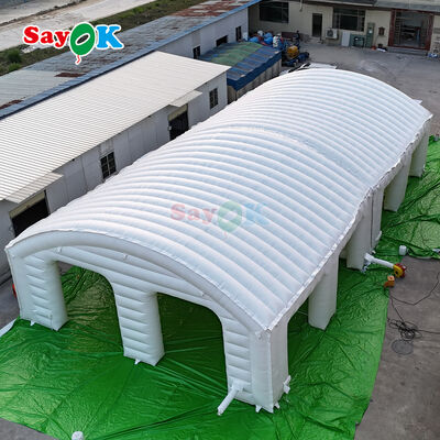 Tenda udara PVC tahan api portabel untuk acara luar ruangan 10m x 10m