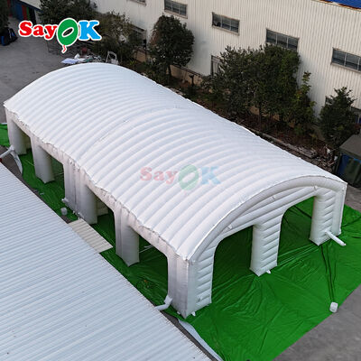 Tenda udara PVC tahan api portabel untuk acara luar ruangan 10m x 10m