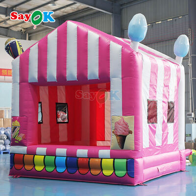 Custom Logo Tenda Stand Popcorn Inflatable dengan PVC Waterproof Tarpaulin untuk acara outdoor portabel