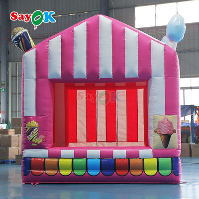 Custom Logo Tenda Stand Popcorn Inflatable dengan PVC Waterproof Tarpaulin untuk acara outdoor portabel