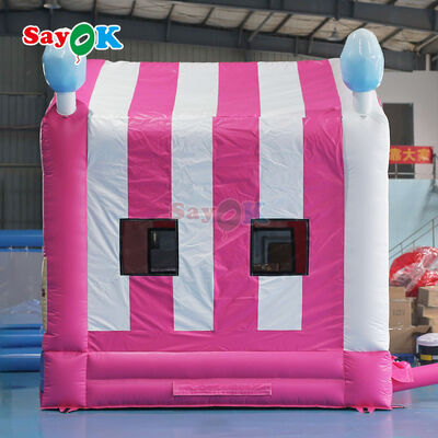 Custom Logo Tenda Stand Popcorn Inflatable dengan PVC Waterproof Tarpaulin untuk acara outdoor portabel
