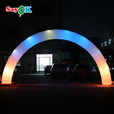 Custom Inflatable Arch with LED Lights for Outdoor Events and Promotions