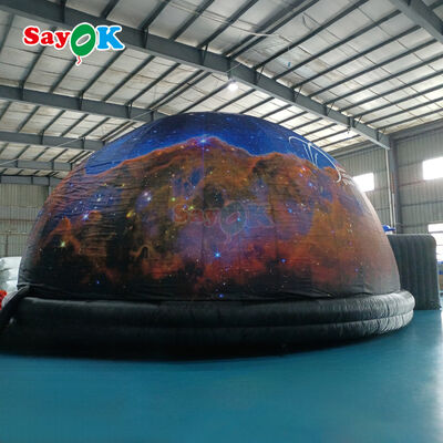 Kubah Planetarium Tiup Seluler Profesional 10m untuk Sekolah