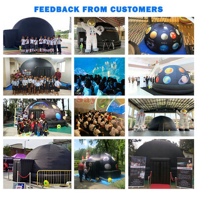 Kubah Planetarium Tiup Seluler Profesional 10m untuk Sekolah
