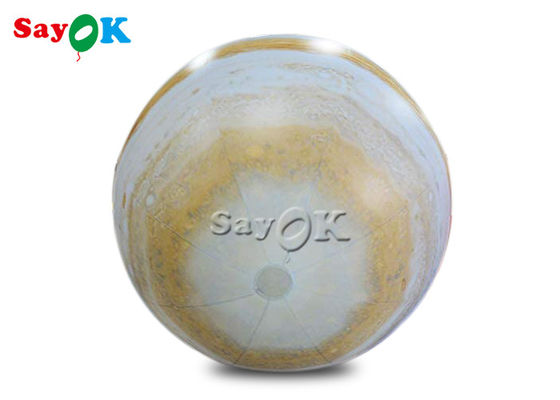 0.25mm PVC 60 Inches Inflatable Saturn Planet Balloons Untuk Institusi Pendidikan