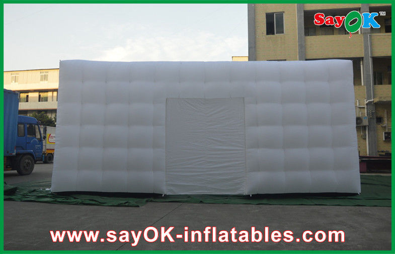 Tenda Cube Inflatable Air Tenda Inflatable Disesuaikan Big White Go Outdoor Tenda Inflatable Cube Dengan Pintu