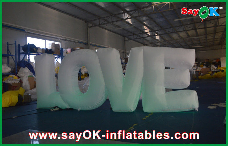 Populer 190T Nylon Inflatable Lighting Decoration Untuk Hari Kasih Sayang