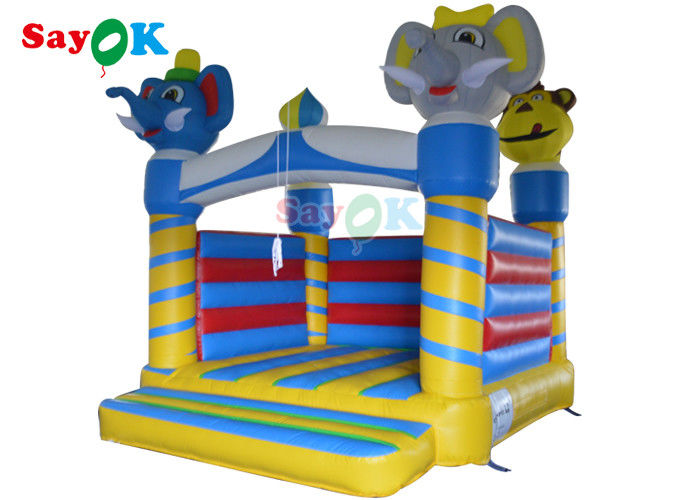 0.55mm PVC Outdoor Inflatable Bouncer Hewan Tema Anak Meledakkan Rumah Bouncing