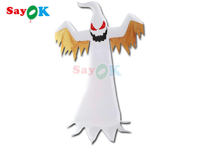 Perayaan Halloween Dekorasi Luar ruangan Halloween LED Cahaya Inflatable Ghost