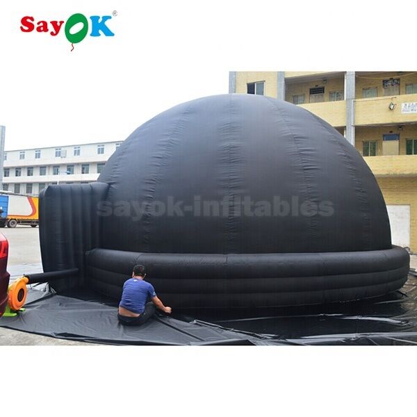 Peralatan Sekolah Anak-Anak Fulldome 360 Derajat, Tenda Proyeksi Bintang Film, Planetarium Tiup Portabel Bergerak untuk Dijual