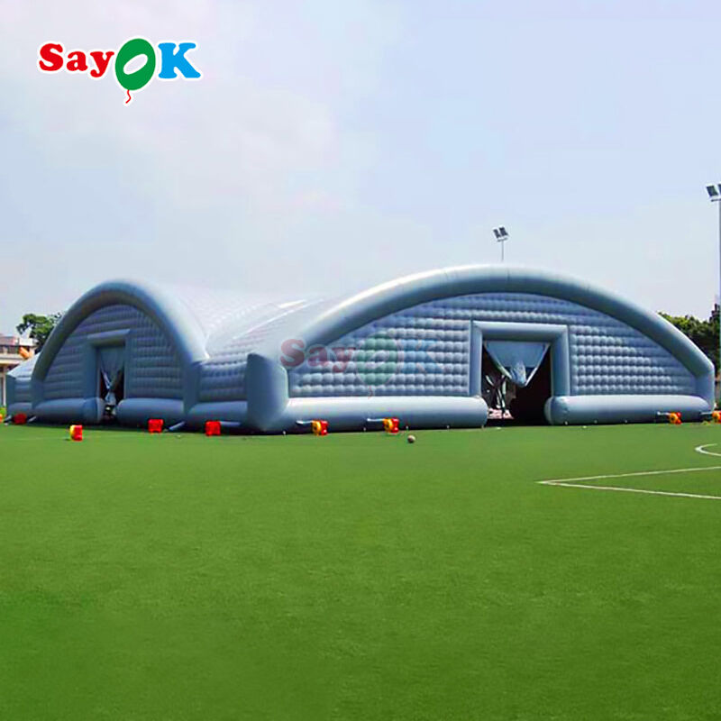 Sayok Free 3D Design PVC Tarpaulin Gedung Besar Inflatables Stadion Olahraga Raksasa Tenda Inflatable