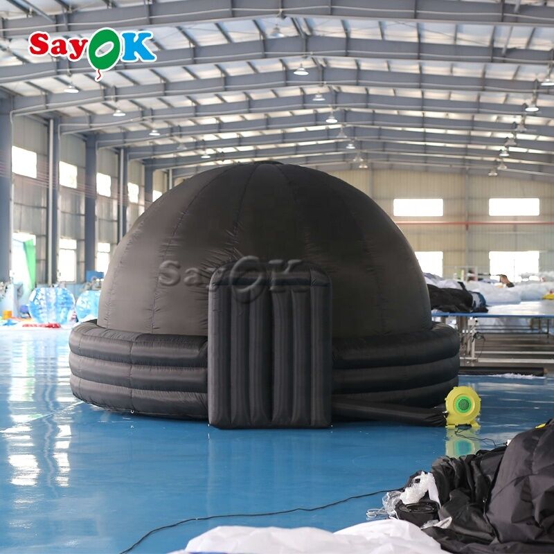 Sayok Tenda Kubah Planetarium Inflatable Tenda Kubah Planetarium Portable Inflatable untuk Pameran