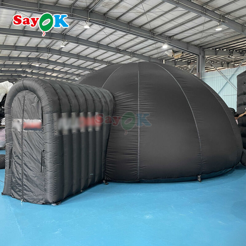 100% Blackout Fire-Retardant Inflatable Planetarium Dome dengan akses kursi roda untuk penggunaan pendidikan