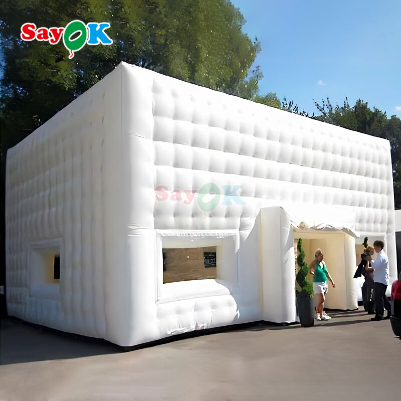 Tenda Tiup PVC Tahan Air Tahan Api Tahan UV Besar untuk Acara Luar Ruangan dan Pesta