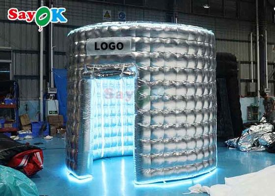 Acara Pesta Otomatis Inflatable 360 Photo Booth Enclosure Backdrop