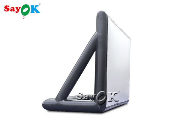 Layar Film Halaman Belakang Tiup Tempat Umum 9x6mH Pvc Layar Proyektor Film Tiup Kedap Udara