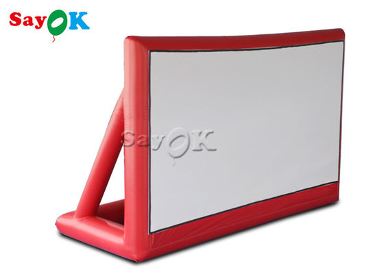 Layar Teater Tiup Disesuaikan 7.25m 24ft Pvc Layar Film Tiup Bioskop Tempat Parkir Mobil Luar Ruangan