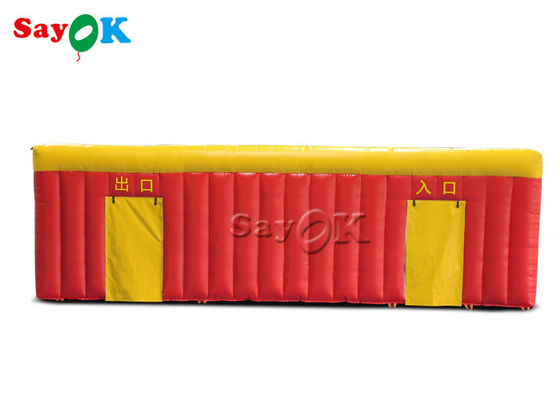 Tenda Inflatable 8m 26.5ft Inflatable Air Tent Fire Education House For Fire Drill